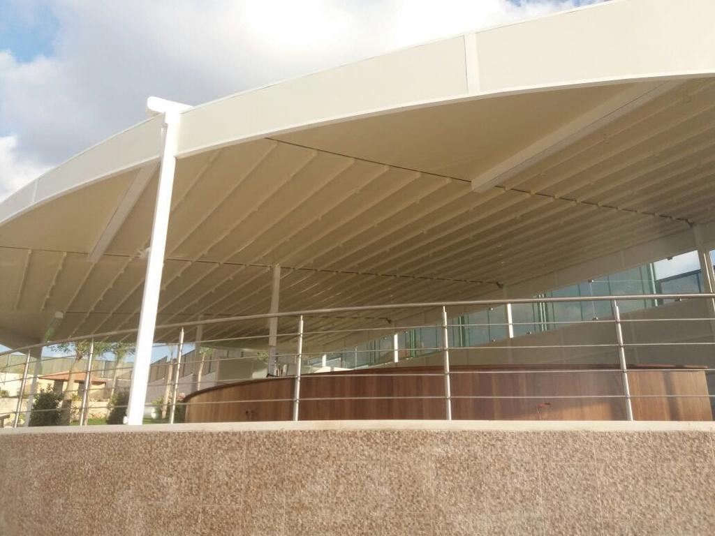 renk aluminyum lübnan pergola projesi
