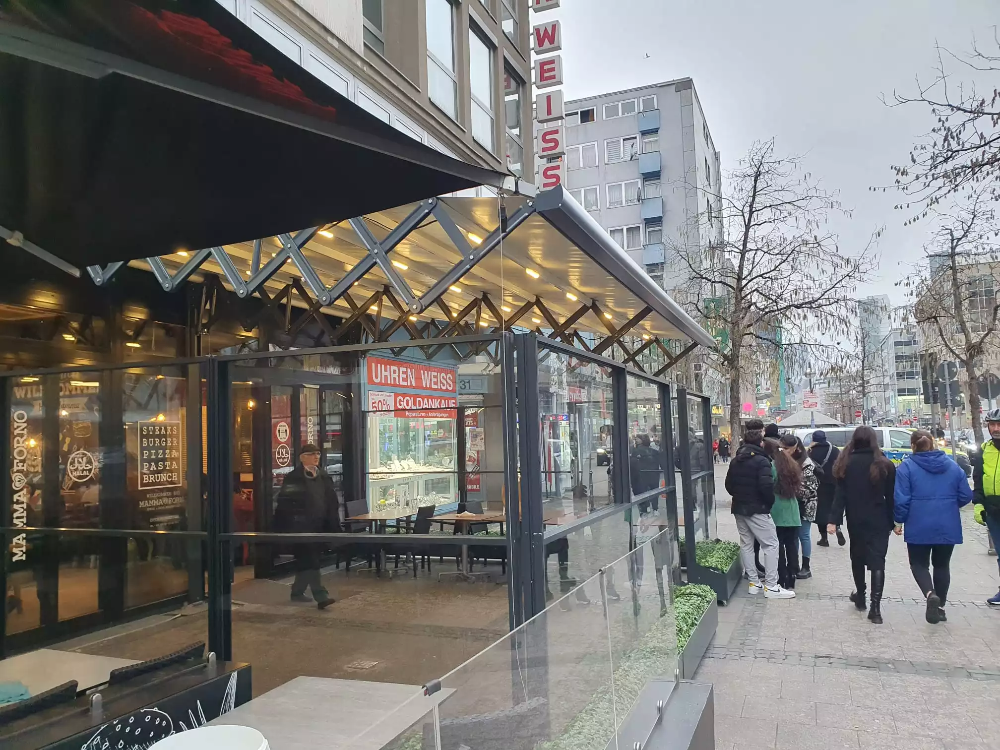 winmax makaslı tente sistemi almanya