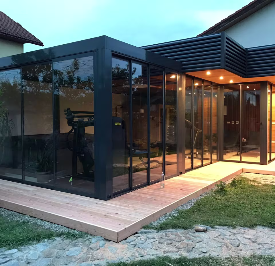 romanya kış bahçesi renk aluminyum