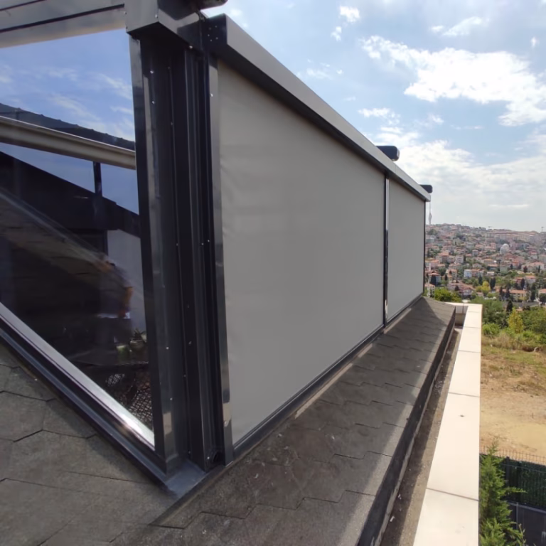 renk aluminyum zip perde