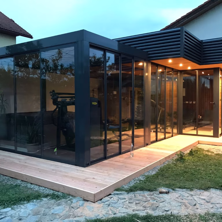 romanya kış bahçesi projesi renk aluminyum