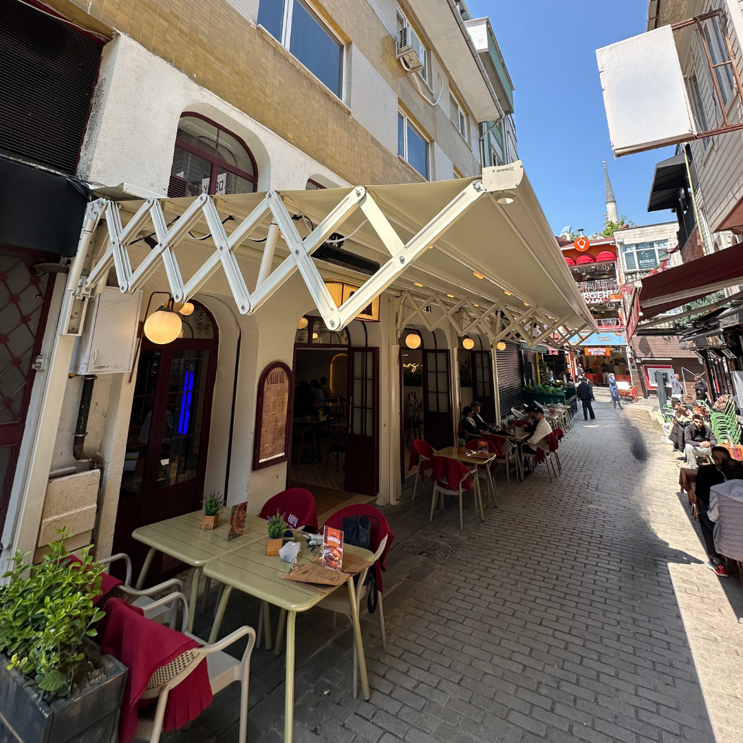 makaslı tente projesi üsküdar uncular